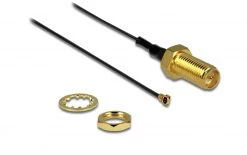 DeLock Antennenkabel RP-SMA Zu MHF4, 20cm, Zum Einbau - Antennen