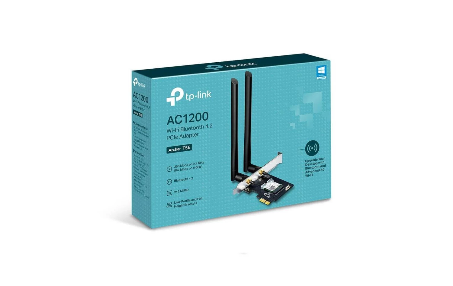 TP-Link WLAN-AC PCIe Adapter Archer T5E Mit Bluetooth 4.2 - WLAN Karten ⋅ Adapter 4 TP-Link WLAN-AC PCIe Adapter Archer T5E Mit Bluetooth 4.2 - WLAN Karten ⋅ Adapter – Bild 2