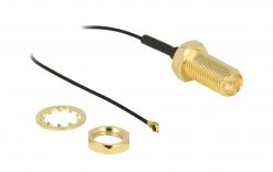 DeLock Antennenkabel RP-SMA Zu MHF-4, 35cm, Zum Einbau - Antennen