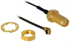 DeLock Antennenkabel MHF-1/U.FL - SMA, 20cm Zum Einbau - Antennen