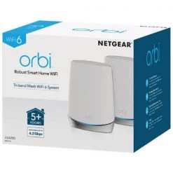 NETGEAR Orbi RBK752 WiFi 6 Tri-Band Mesh System AX4200 2-Set RBK752- 100EUS - Router WLAN ⋅ LAN -WLAN Verkaufsladen 10668401 2 d 1