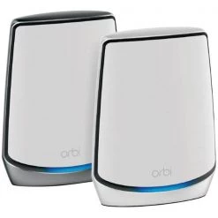 NETGEAR Orbi RBK852 WiFi 6 Tri-Band Mesh WLAN System AX6000 2-Set RBK852-100EUS - Router WLAN ⋅ LAN