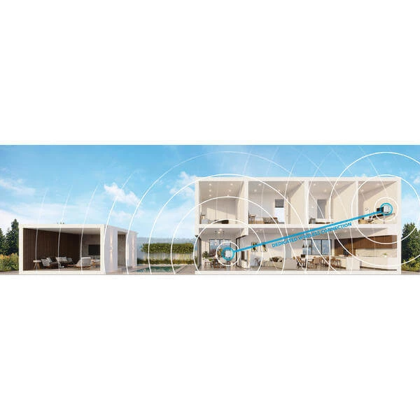 NETGEAR Orbi RBK852 WiFi 6 Tri-Band Mesh WLAN System AX6000 2-Set RBK852-100EUS - Router WLAN ⋅ LAN 4 NETGEAR Orbi RBK852 WiFi 6 Tri-Band Mesh WLAN System AX6000 2-Set RBK852-100EUS - Router WLAN ⋅ LAN – Bild 2