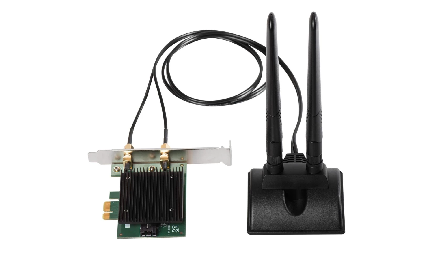 Edimax WLAN-AX PCIe Adapter EW-7833AXP, WiFi-6 & BT5 - WLAN Karten ⋅ Adapter 3 Edimax WLAN-AX PCIe Adapter EW-7833AXP, WiFi-6 & BT5 - WLAN Karten ⋅ Adapter