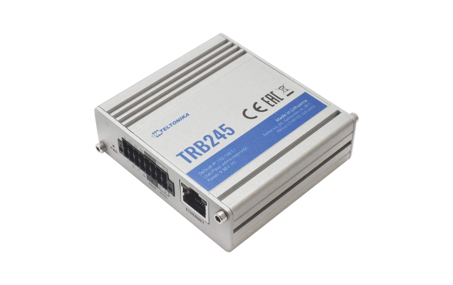 Teltonika LTE-Industriemodem TRB245 - Router WLAN ⋅ LAN 3 Teltonika LTE-Industriemodem TRB245 - Router WLAN ⋅ LAN