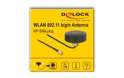 DeLock WLAN-Antenne Outdoor, 1.5m Kabel RP-SMA 2 DBi Rundstrahl - Antennen -WLAN Verkaufsladen 1126634 3 5
