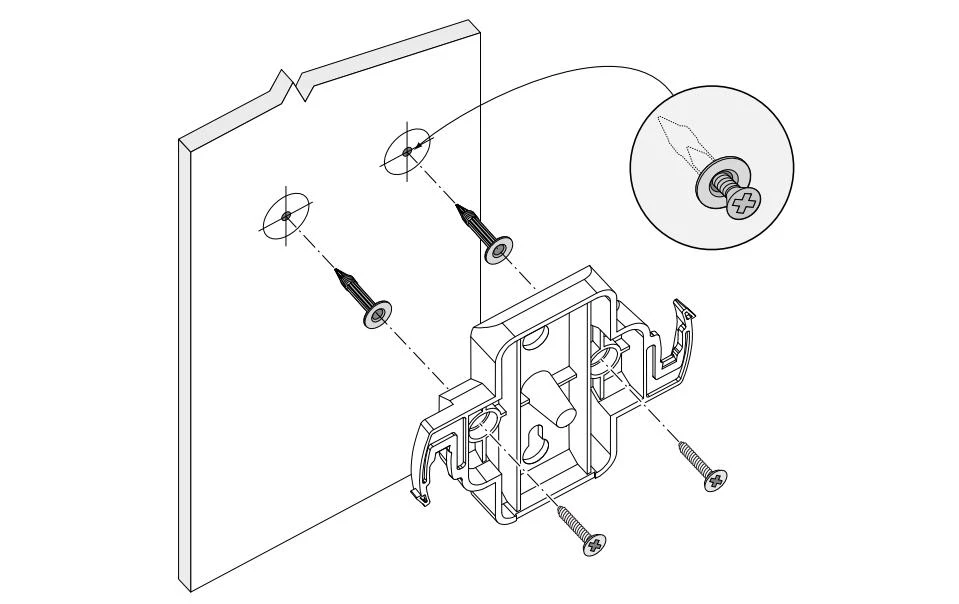 HPE Aruba Wandhalterung Low Profile Basic AP Kit AP-MNT-W4 - WLAN Komponenten 3 HPE Aruba Wandhalterung Low Profile Basic AP Kit AP-MNT-W4 - WLAN Komponenten