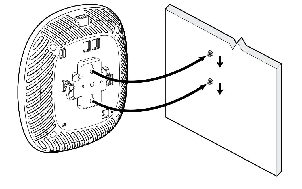 HPE Aruba Wandhalterung Low Profile Basic AP Kit AP-MNT-W4 - WLAN Komponenten 5 HPE Aruba Wandhalterung Low Profile Basic AP Kit AP-MNT-W4 - WLAN Komponenten – Bild 3