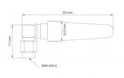 Teltonika LTE-Antenne PR1US450 Kompakt SMA 5 DBi Rundstrahl - Antennen -WLAN Verkaufsladen 1189249 2 5