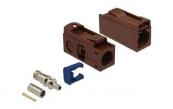 DeLock Antennenadapter FAKRA F, Zum Crimpen FAKRA F - FAKRA F - Antennen