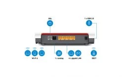 AVM FRITZ!Box 7530 AX Edition International - Router WLAN ⋅ LAN -WLAN Verkaufsladen 1236615 3 4