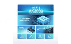 TP-Link AX3000 Dual-Band Wi-Fi 6 Router - Router WLAN ⋅ LAN -WLAN Verkaufsladen 1260216 3 5