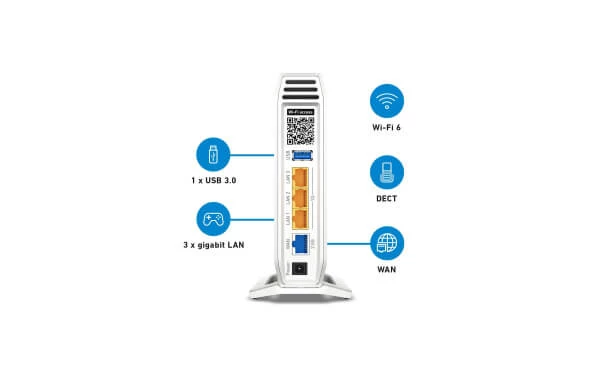 Set AVM FRITZ!Box 4060 + Repeater 1200AX - Router WLAN ⋅ LAN 4 Set AVM FRITZ!Box 4060 + Repeater 1200AX - Router WLAN ⋅ LAN – Bild 2