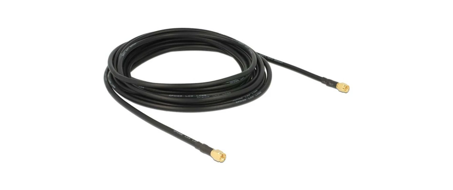 DeLock Antennenkabel LMR195 SMA Zu SMA, 5 M - Antennen 5 DeLock Antennenkabel LMR195 SMA Zu SMA, 5 M - Antennen – Bild 3