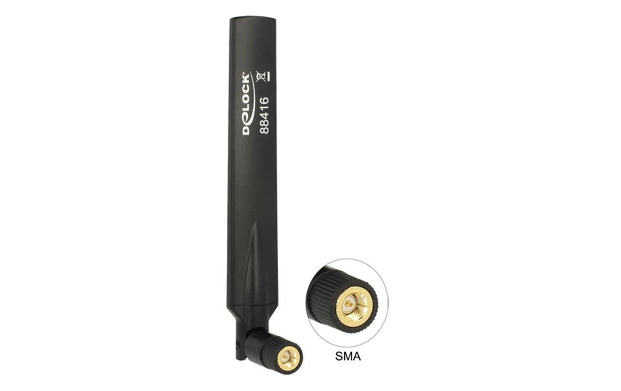 DeLock LTE-Antenne LTE/3G/GSM SMA 3 DBi Rundstrahl - WLAN Komponenten 4 DeLock LTE-Antenne LTE/3G/GSM SMA 3 DBi Rundstrahl - WLAN Komponenten – Bild 2