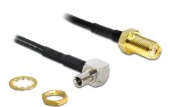 DeLock Antennenadapter SMA TS-9 Gewinkelt - WLAN Komponenten
