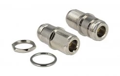 DeLock Antennenadapter N-Type - N-Type Buchse-Buchse, Zum Einbau - WLAN Komponenten