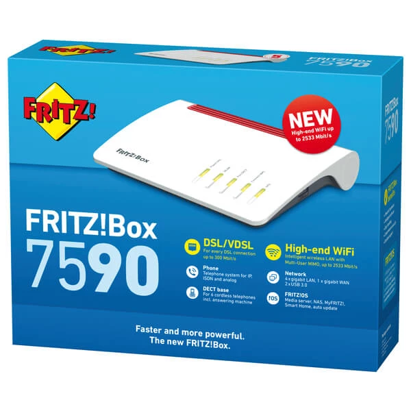 AVM FRITZ!Box 7590 A/CH - Router WLAN ⋅ LAN 5 AVM FRITZ!Box 7590 A/CH - Router WLAN ⋅ LAN – Bild 3