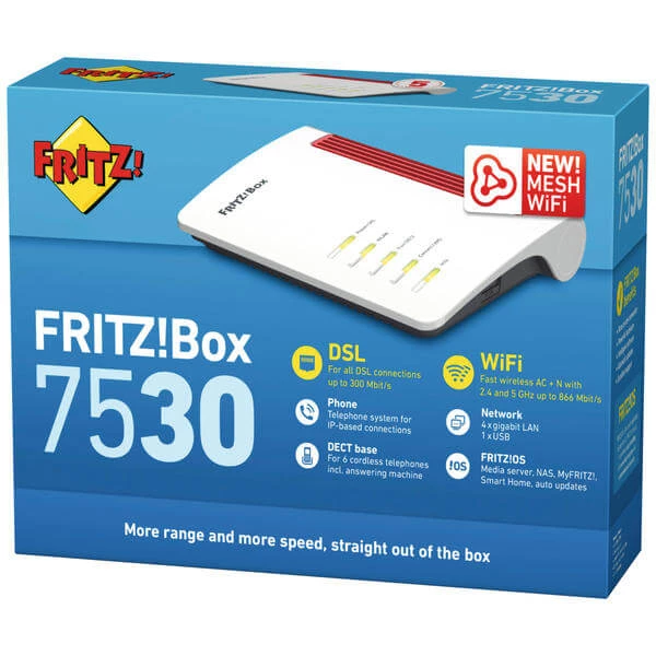 AVM FRITZ!BOX 7530 - Router WLAN ⋅ LAN 4 AVM FRITZ!BOX 7530 - Router WLAN ⋅ LAN – Bild 2