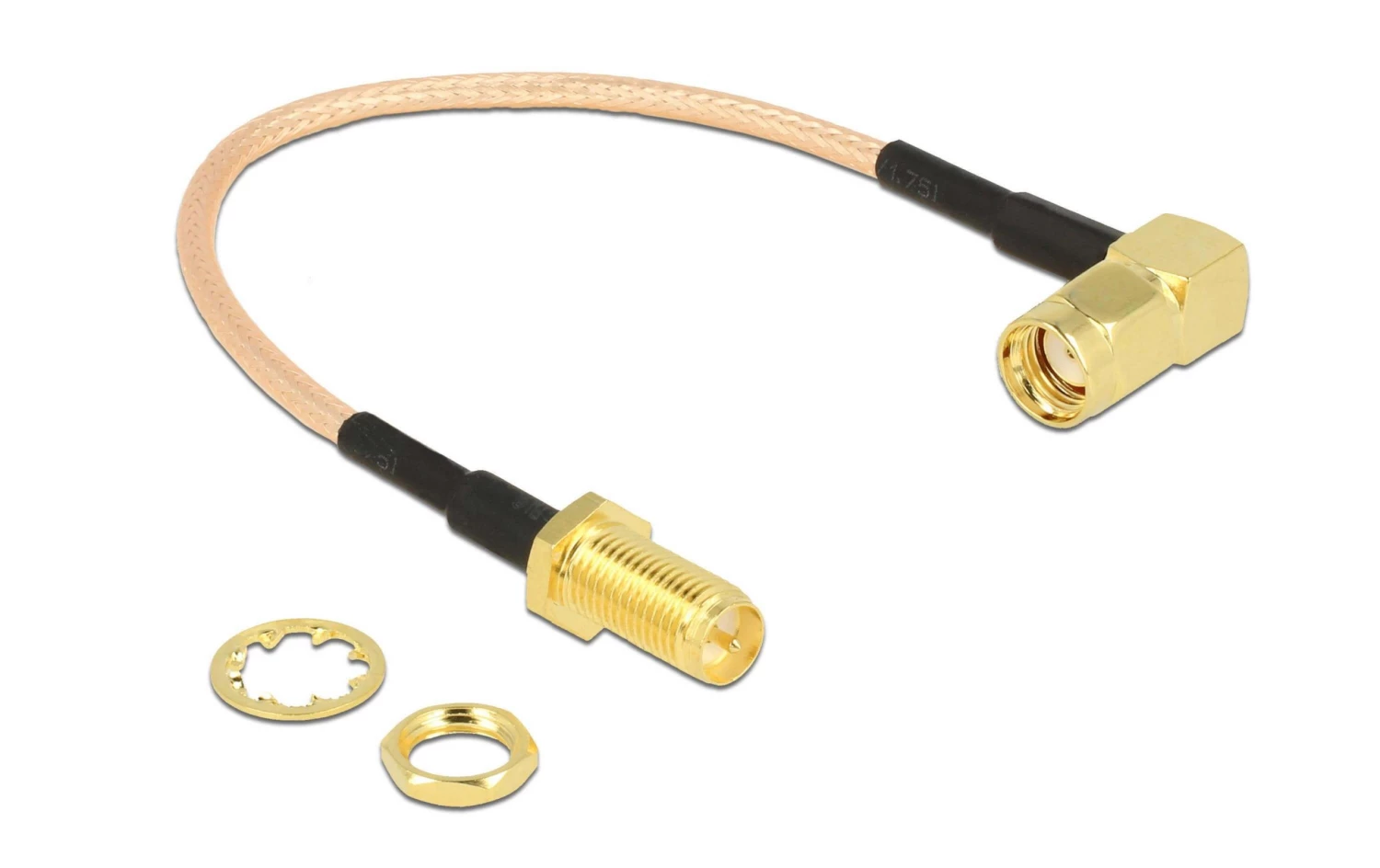 DeLock Antennenkabel RP-SMA Zu RP-SMA, 0.16 M - WLAN Komponenten 3 DeLock Antennenkabel RP-SMA Zu RP-SMA, 0.16 M - WLAN Komponenten