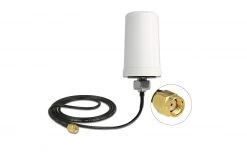 DeLock WLAN-Antenne RP-SMA, Dualband RP-SMA 3 DBi Rundstrahl - WLAN Komponenten