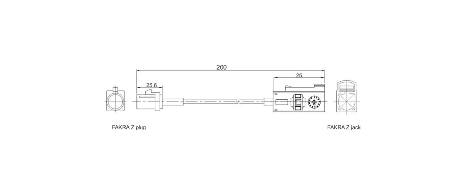 DeLock Antennenkabel FAKRA Z - FAKRA Z , (m-f), 20cm - WLAN Komponenten 4 DeLock Antennenkabel FAKRA Z - FAKRA Z , (m-f), 20cm - WLAN Komponenten – Bild 2