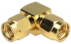 DeLock Antennenadapter RP-SMA - SMA Stecker-Stecker, 90°gewinkelt - WLAN Komponenten