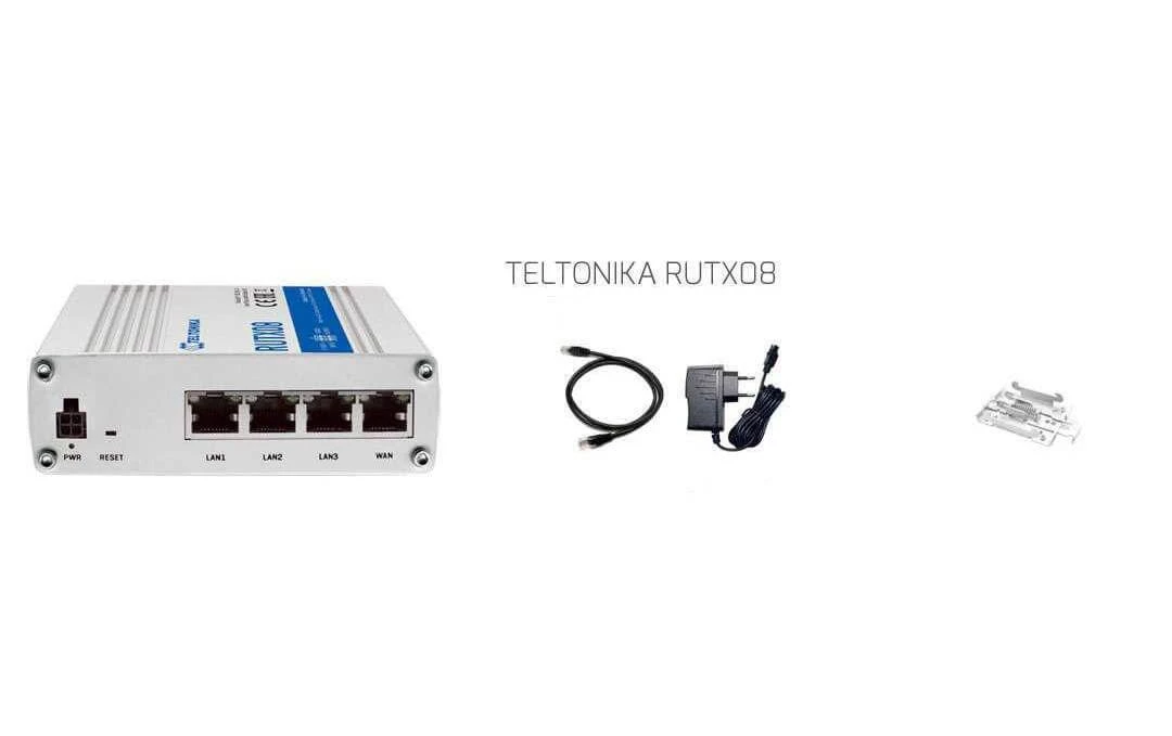 Teltonika VPN-Router RUTX08 Industrierouter - Router WLAN ⋅ LAN 4 Teltonika VPN-Router RUTX08 Industrierouter - Router WLAN ⋅ LAN – Bild 2