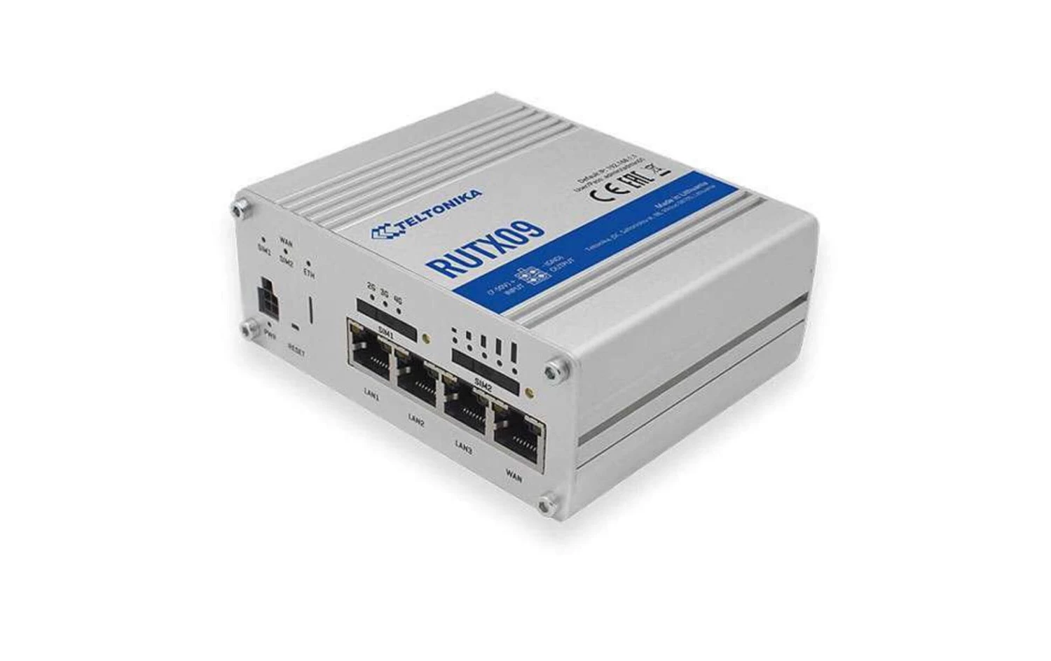 Teltonika LTE-Industrierouter RUTX09 - Router WLAN ⋅ LAN 3 Teltonika LTE-Industrierouter RUTX09 - Router WLAN ⋅ LAN