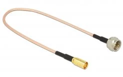 DeLock Antennenadapter F - SMB Stecker-Stecker, 25cm - Antennen